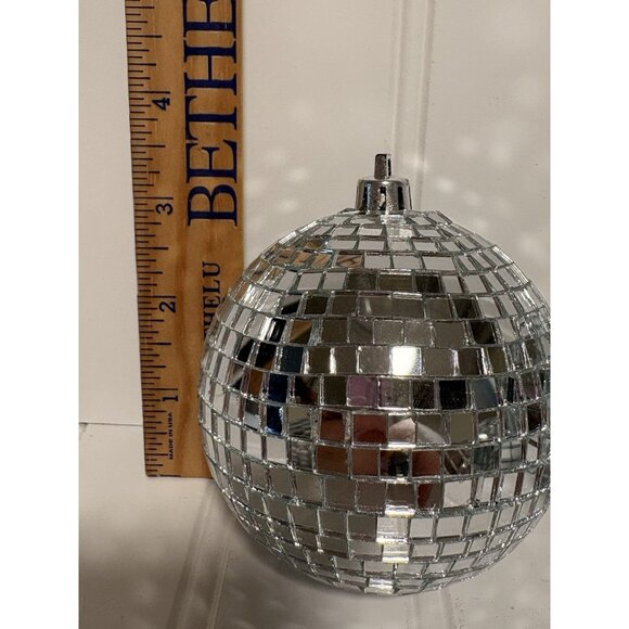 15Pcs Glass Mirror Disco Balls Christmas Tree Ornament Decoration Mix Sizes - Picture 4 of 8